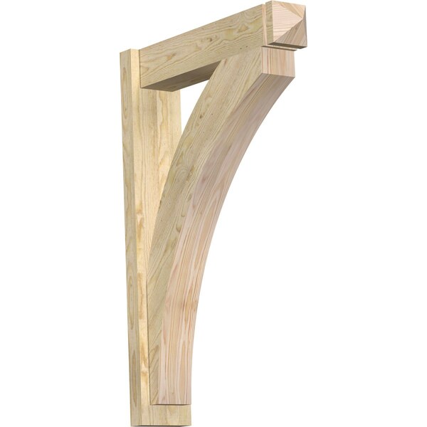 Ekena Millwork Thorton Arts & Crafts Rough Sawn Outlooker, Douglas Fir, 6"W x 26"D x 38"H OUT06X26X38THR03RDF - main
